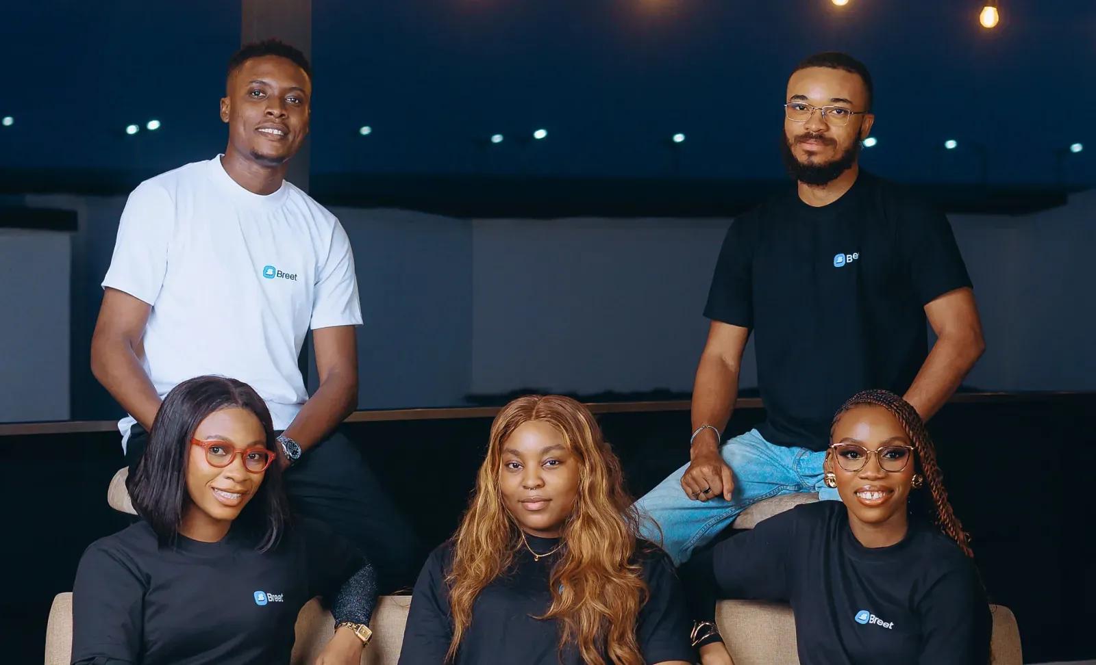Breet customer support team members at the office