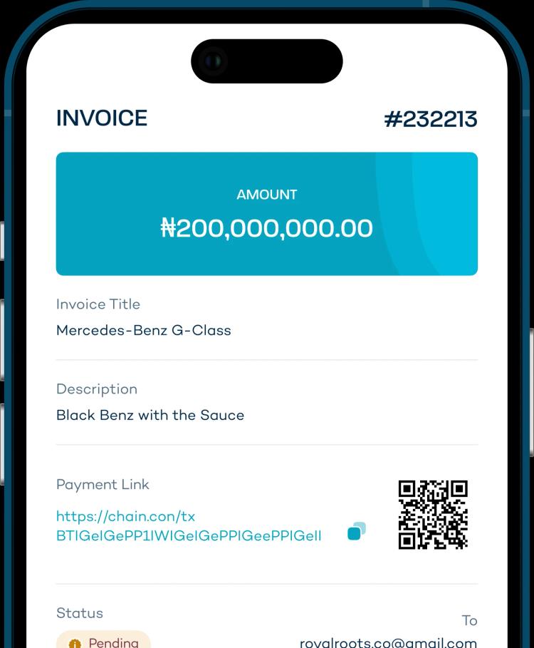 breet landing crypto invoice