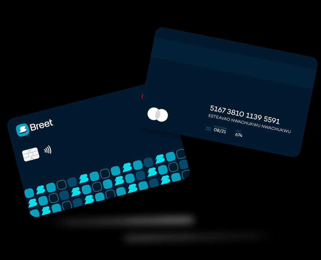 breet physical crypto card