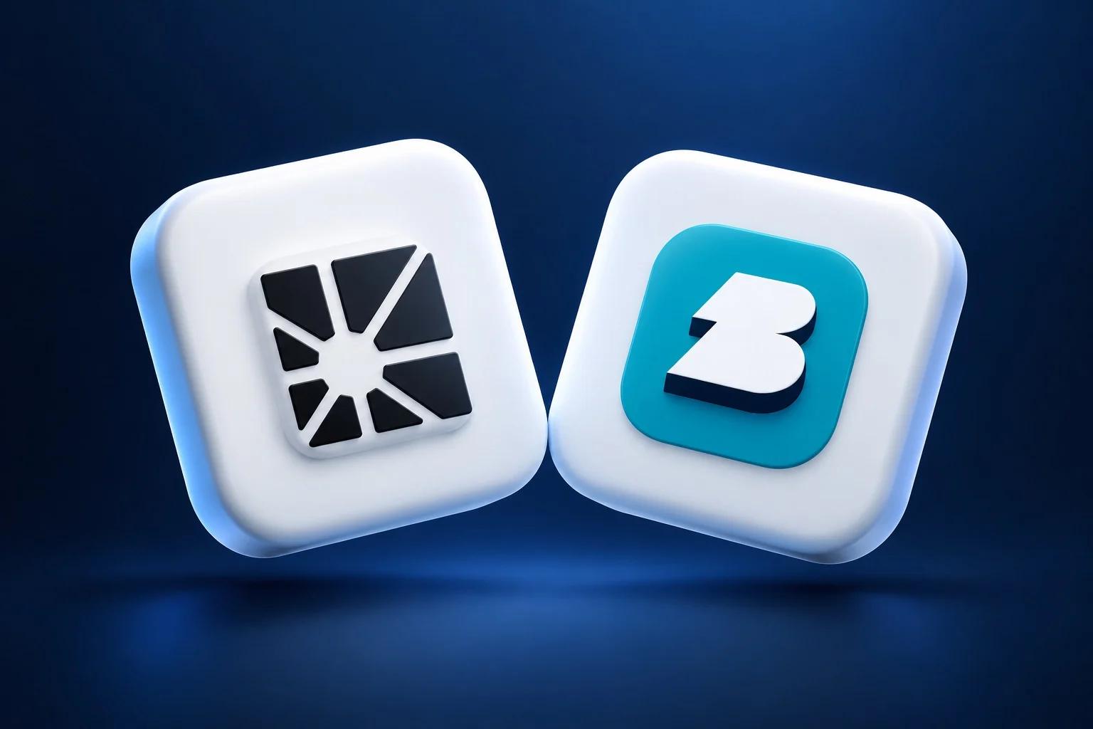 Blink and Breet branded 3D crypto badges