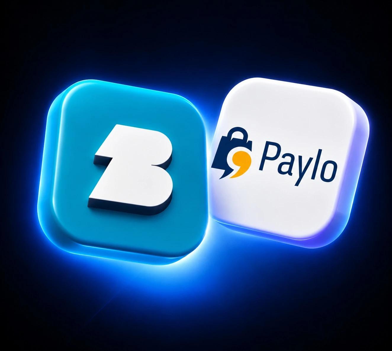 Paylo and Breet branded 3D crypto badges