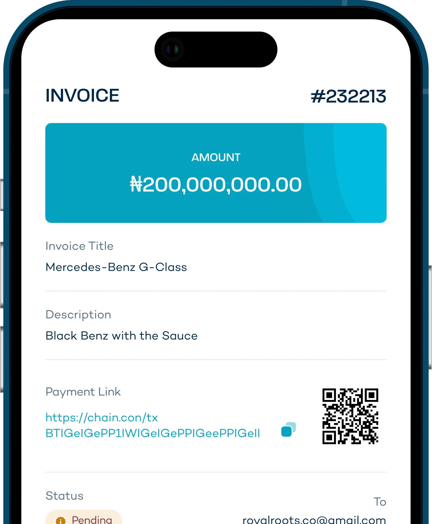 breet landing crypto invoice